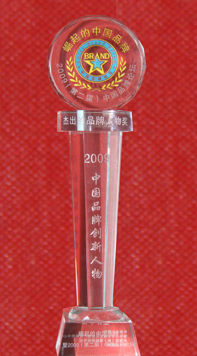 “2009中國品牌創(chuàng)新人物”稱號